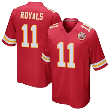 Youth Kansas City Chiefs Jalen Royals Red Game Team Color Jersey By Nike