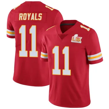 Youth Kansas City Chiefs Jalen Royals Red Limited Team Color Vapor Untouchable Super Bowl LIX Jersey By Nike