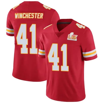 Youth Kansas City Chiefs James Winchester Red Limited Team Color Vapor Untouchable Super Bowl LIX Jersey By Nike