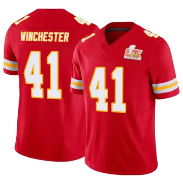 Youth Kansas City Chiefs James Winchester Red Limited Vapor F.U.S.E. Super Bowl LIX Jersey By Nike