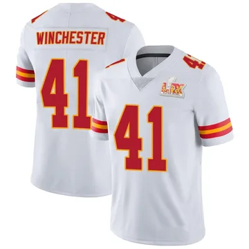 Youth Kansas City Chiefs James Winchester White Limited Vapor Untouchable Super Bowl LIX Jersey By Nike
