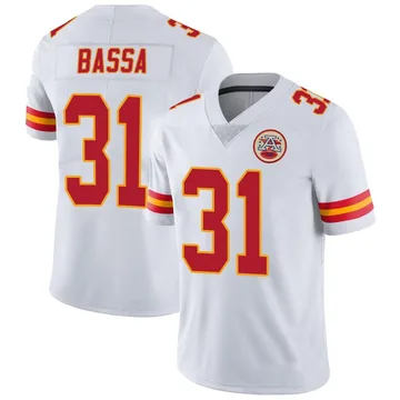 Youth Kansas City Chiefs Jeffrey Bassa White Limited Vapor Untouchable Jersey By Nike