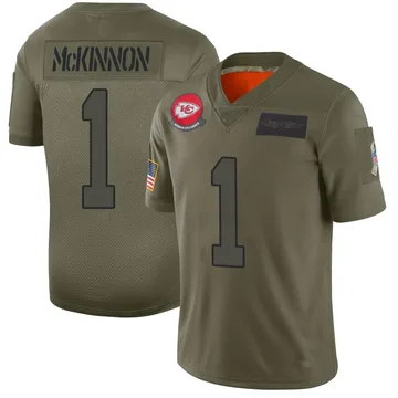 Youth Kansas City Chiefs Jerick McKinnon Camo Limited 2019 Salute to Service Jersey By Nike