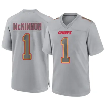 Youth Kansas City Chiefs Jerick McKinnon Gray Game Atmosphere Fashion Jersey By Nike