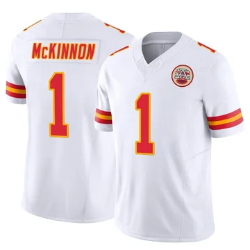 Youth Kansas City Chiefs Jerick McKinnon White Limited Vapor F.U.S.E. Jersey By Nike