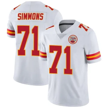 Youth Kansas City Chiefs Josh Simmons White Limited Vapor Untouchable Jersey By Nike