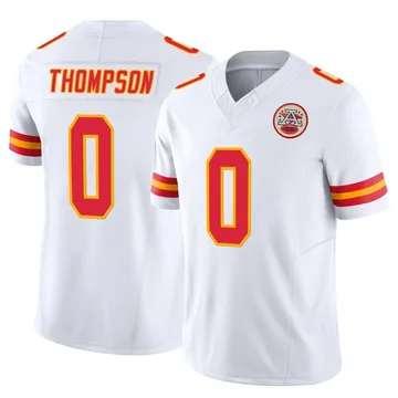 Youth Kansas City Chiefs Josh Thompson White Limited Vapor F.U.S.E. Jersey By Nike