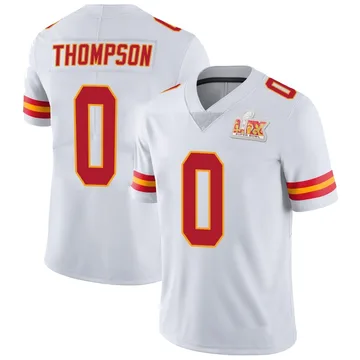 Youth Kansas City Chiefs Josh Thompson White Limited Vapor Untouchable Super Bowl LIX Jersey By Nike