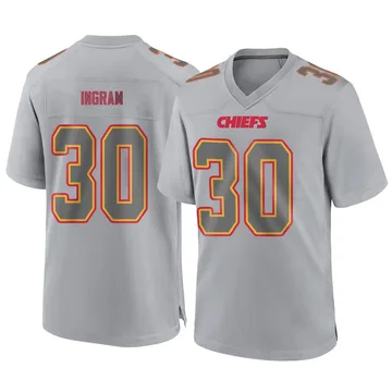 Youth Kansas City Chiefs Keaontay Ingram Gray Game Atmosphere Fashion Jersey By Nike