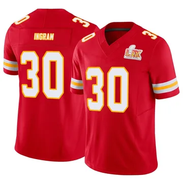Youth Kansas City Chiefs Keaontay Ingram Red Limited Vapor F.U.S.E. Super Bowl LIX Jersey By Nike