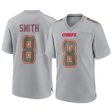 Youth Kansas City Chiefs Key'Shawn Smith Gray Game Atmosphere Fashion Jersey By Nike