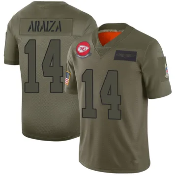 Youth Kansas City Chiefs Matt Araiza Camo Limited 2019 Salute to Service Jersey By Nike