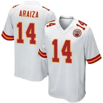 Youth Kansas City Chiefs Matt Araiza White Game Jersey By Nike