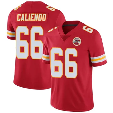 Youth Kansas City Chiefs Mike Caliendo Red Limited Team Color Vapor Untouchable Jersey By Nike
