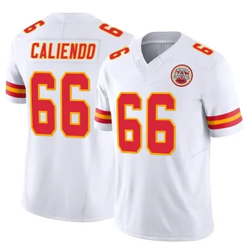 Youth Kansas City Chiefs Mike Caliendo White Limited Vapor F.U.S.E. Jersey By Nike