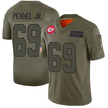 Youth Kansas City Chiefs Mike Pennel Jr. Camo Limited 2019 Salute to Service Jersey By Nike