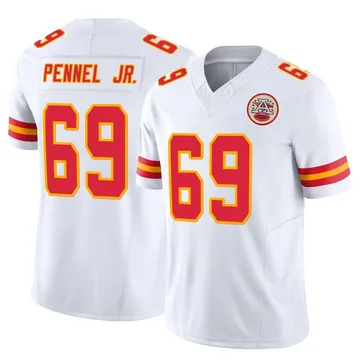 Youth Kansas City Chiefs Mike Pennel Jr. White Limited Vapor F.U.S.E. Jersey By Nike