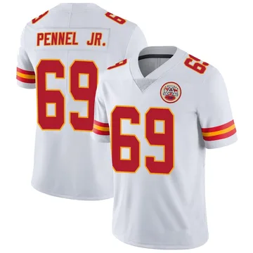 Youth Kansas City Chiefs Mike Pennel Jr. White Limited Vapor Untouchable Jersey By Nike