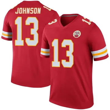 Youth Kansas City Chiefs Nazeeh Johnson Red Legend Color Rush Jersey By Nike