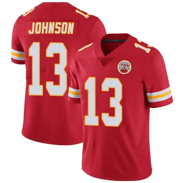 Youth Kansas City Chiefs Nazeeh Johnson Red Limited Team Color Vapor Untouchable Jersey By Nike