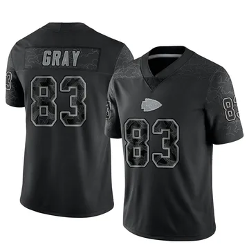 Youth Kansas City Chiefs Noah Gray Black Limited Reflective Jersey By Nike