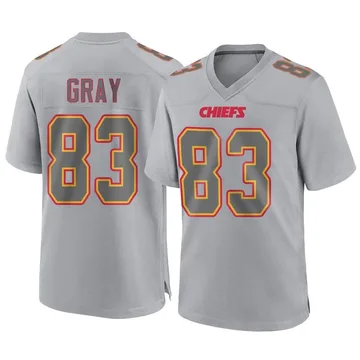Youth Kansas City Chiefs Noah Gray Gray Game Atmosphere Fashion Jersey By Nike
