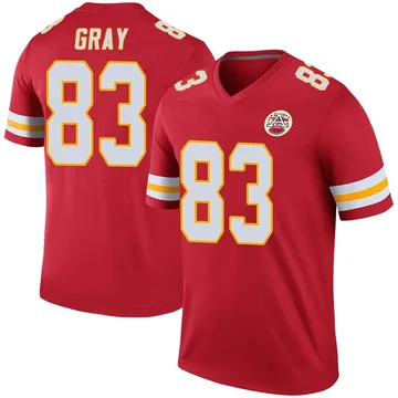 Youth Kansas City Chiefs Noah Gray Red Legend Color Rush Jersey By Nike