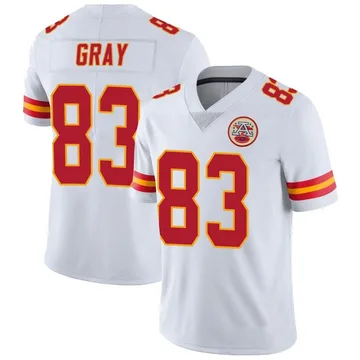 Youth Kansas City Chiefs Noah Gray White Limited Vapor Untouchable Jersey By Nike