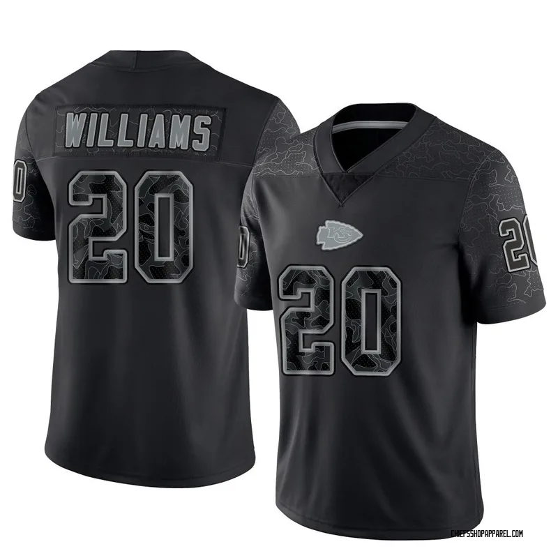 Youth Kansas City Chiefs Nohl Williams Black Limited Reflective Jersey By Nike