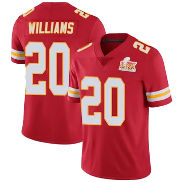 Youth Kansas City Chiefs Nohl Williams Red Limited Team Color Vapor Untouchable Super Bowl LIX Jersey By Nike