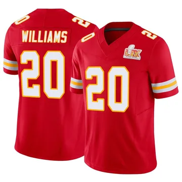 Youth Kansas City Chiefs Nohl Williams Red Limited Vapor F.U.S.E. Super Bowl LIX Jersey By Nike