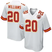 Youth Kansas City Chiefs Nohl Williams White Game Jersey By Nike