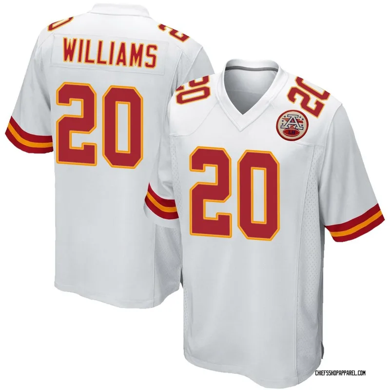 Youth Kansas City Chiefs Nohl Williams White Game Jersey By Nike
