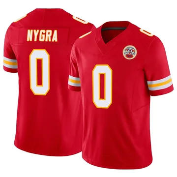 Youth Kansas City Chiefs Pete Nygra Red Limited Vapor F.U.S.E. Jersey By Nike