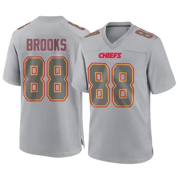 Youth Kansas City Chiefs Phillip Brooks Gray Game Atmosphere Fashion Jersey By Nike