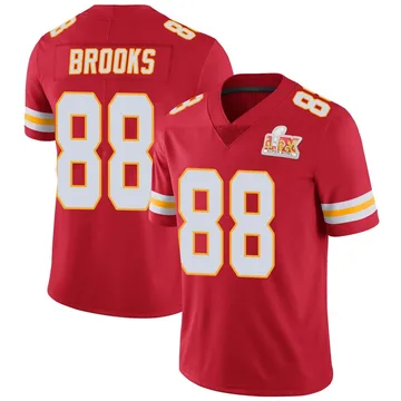 Youth Kansas City Chiefs Phillip Brooks Red Limited Team Color Vapor Untouchable Super Bowl LIX Jersey By Nike