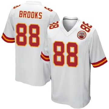 Youth Kansas City Chiefs Phillip Brooks White Game Jersey By Nike