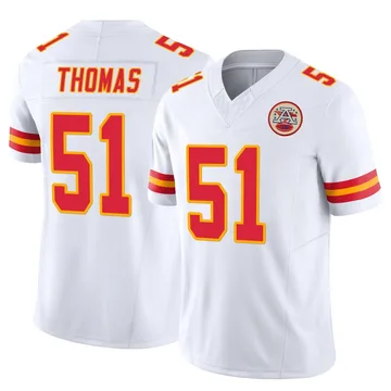 Youth Kansas City Chiefs R Mason Thomas White Limited Vapor F.U.S.E. Jersey By Nike