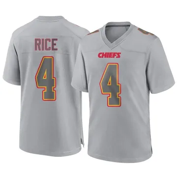 Youth Kansas City Chiefs Rashee Rice Gray Game Atmosphere Fashion Jersey By Nike