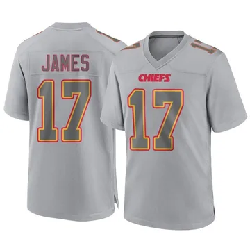 Youth Kansas City Chiefs Richie James Gray Game Atmosphere Fashion Jersey By Nike