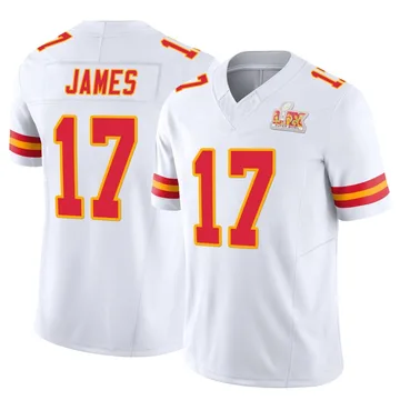 Youth Kansas City Chiefs Richie James White Limited Vapor F.U.S.E. Super Bowl LIX Jersey By Nike