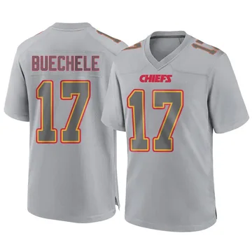 Youth Kansas City Chiefs Shane Buechele Gray Game Atmosphere Fashion Jersey By Nike