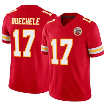 Youth Kansas City Chiefs Shane Buechele Red Limited Vapor F.U.S.E. Jersey By Nike