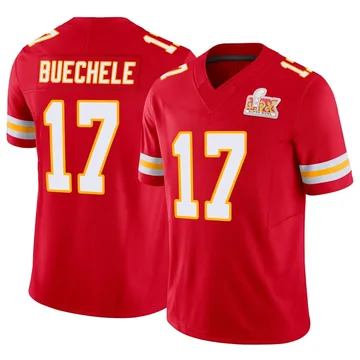 Youth Kansas City Chiefs Shane Buechele Red Limited Vapor F.U.S.E. Super Bowl LIX Jersey By Nike