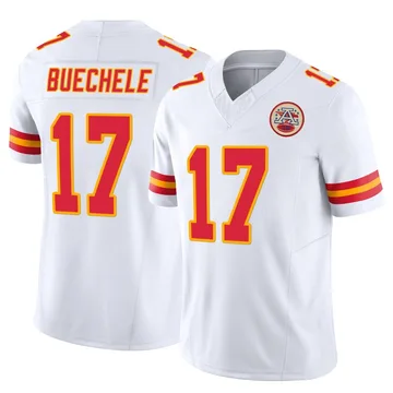 Youth Kansas City Chiefs Shane Buechele White Limited Vapor F.U.S.E. Jersey By Nike