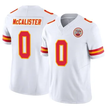 Youth Kansas City Chiefs Tanner McCalister White Limited Vapor F.U.S.E. Jersey By Nike