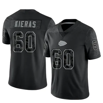 Youth Kansas City Chiefs Tautvydas Kieras Black Limited Reflective Jersey By Nike