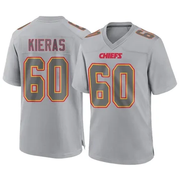 Youth Kansas City Chiefs Tautvydas Kieras Gray Game Atmosphere Fashion Jersey By Nike