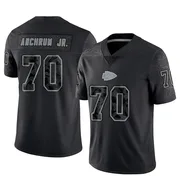 Youth Kansas City Chiefs Tremayne Anchrum Jr. Black Limited Reflective Jersey By Nike