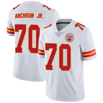 Youth Kansas City Chiefs Tremayne Anchrum Jr. White Limited Vapor Untouchable Jersey By Nike